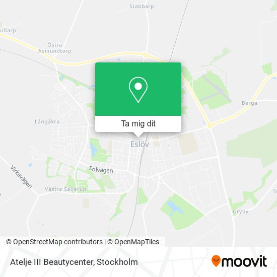 Atelje III Beautycenter karta