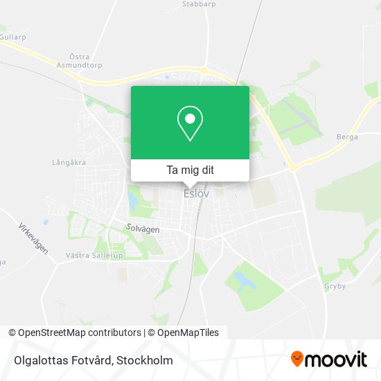 Olgalottas Fotvård karta