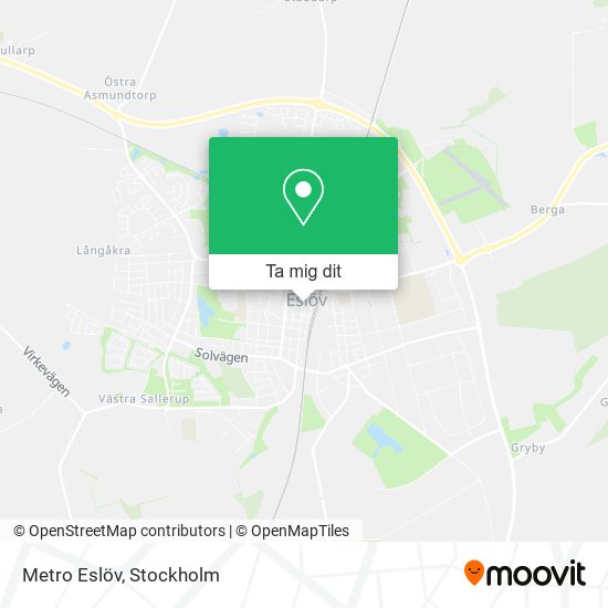 Metro Eslöv karta
