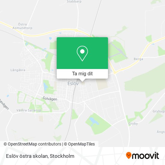 Eslöv östra skolan karta