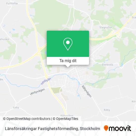 Länsförsäkringar Fastighetsförmedling karta