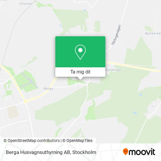 Berga Husvagnsuthyrning AB karta