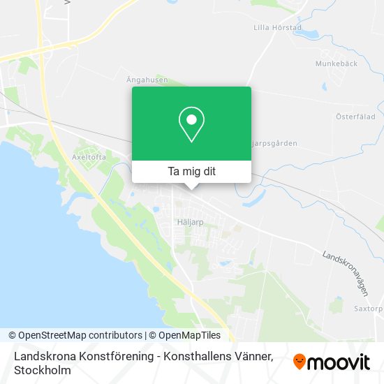 Landskrona Konstförening - Konsthallens Vänner karta
