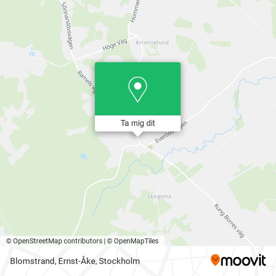 Blomstrand, Ernst-Åke karta