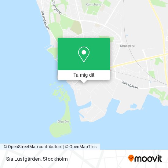 Sia Lustgården karta