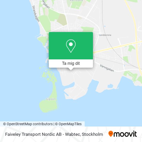 Faiveley Transport Nordic AB - Wabtec karta