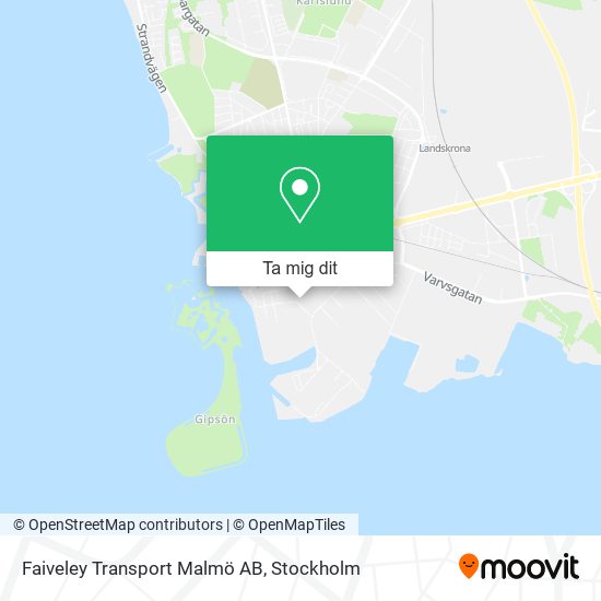 Faiveley Transport Malmö AB karta