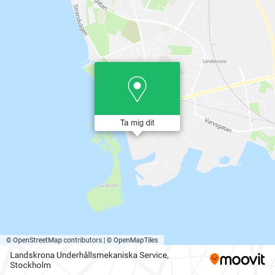 Landskrona Underhållsmekaniska Service karta