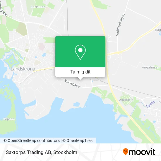 Saxtorps Trading AB karta