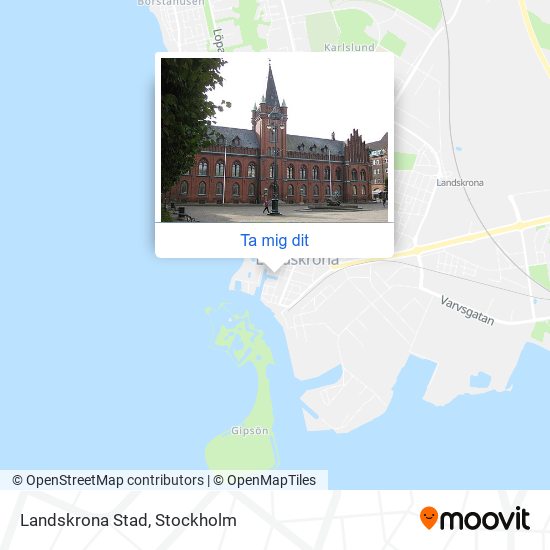 Landskrona Stad karta