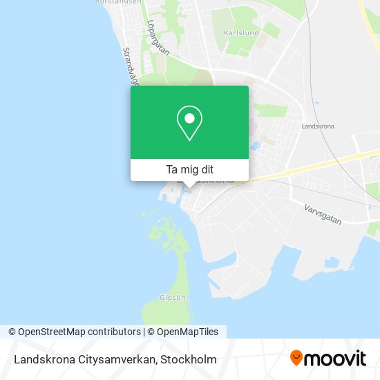 Landskrona Citysamverkan karta