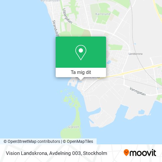 Vision Landskrona, Avdelning 003 karta