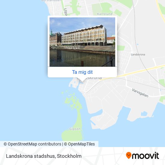 Landskrona stadshus karta