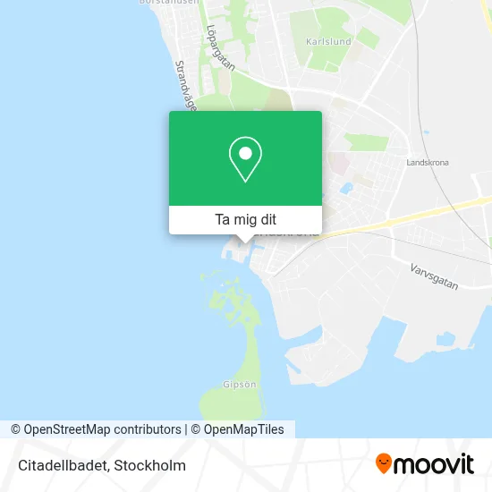 Citadellbadet karta