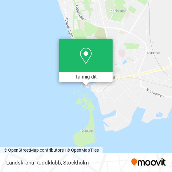 Landskrona Roddklubb karta