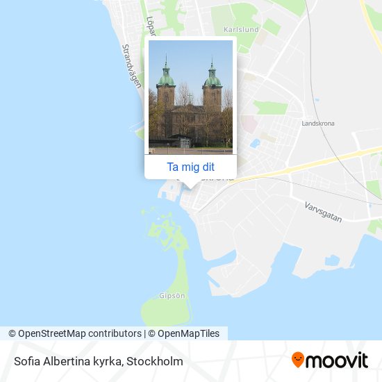 Sofia Albertina kyrka karta