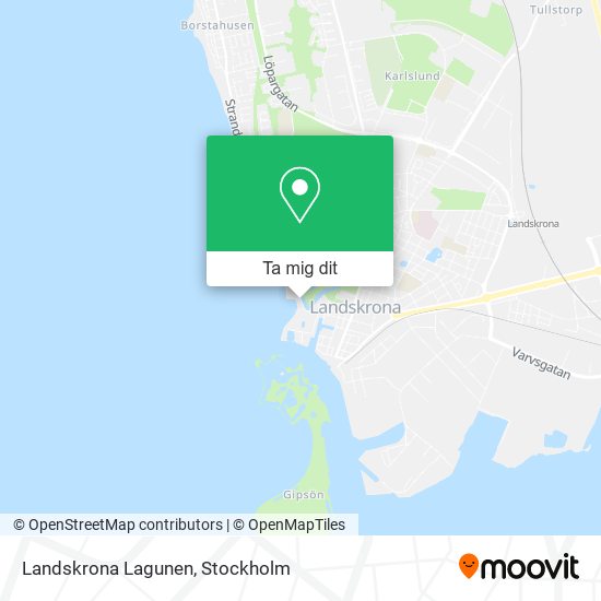 Landskrona Lagunen karta