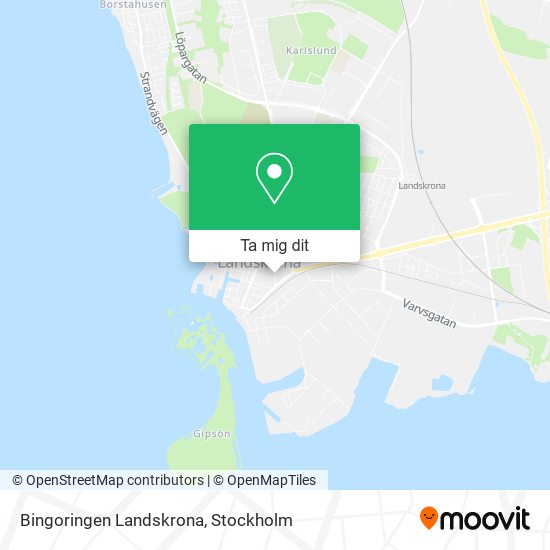 Bingoringen Landskrona karta