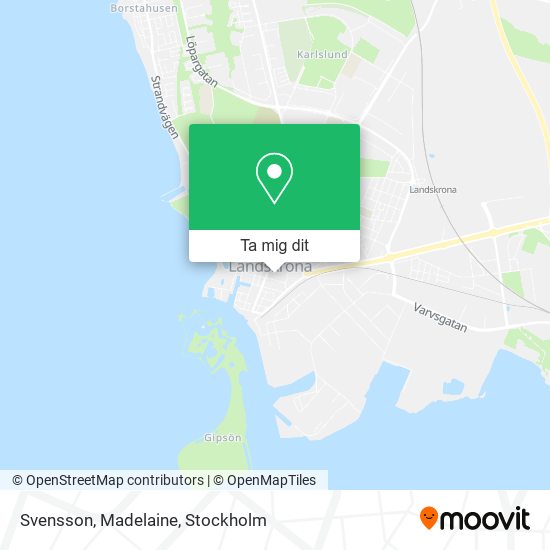 Svensson, Madelaine karta
