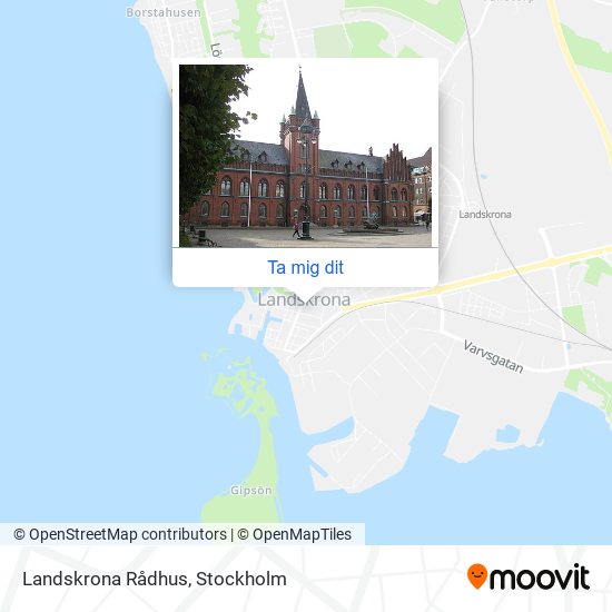 Landskrona Rådhus karta