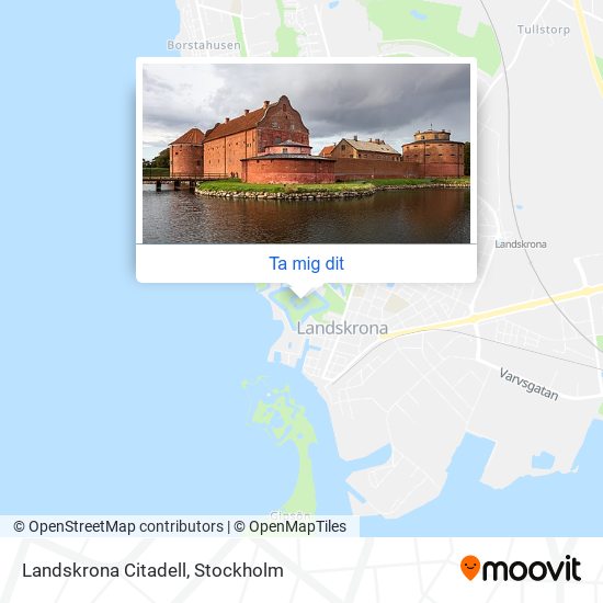 Landskrona Citadell karta