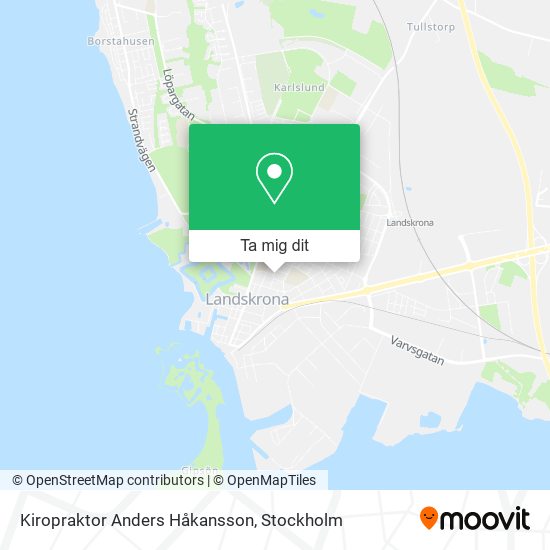 Kiropraktor Anders Håkansson karta