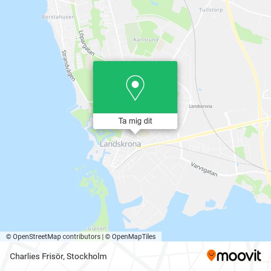 Charlies Frisör karta