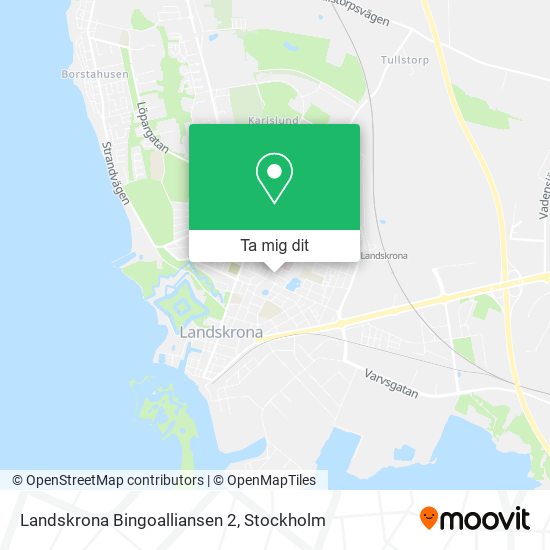 Landskrona Bingoalliansen 2 karta