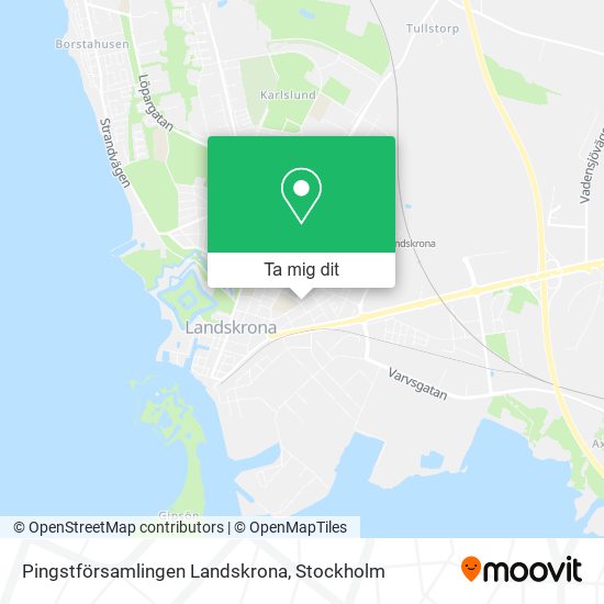 Pingstförsamlingen Landskrona karta