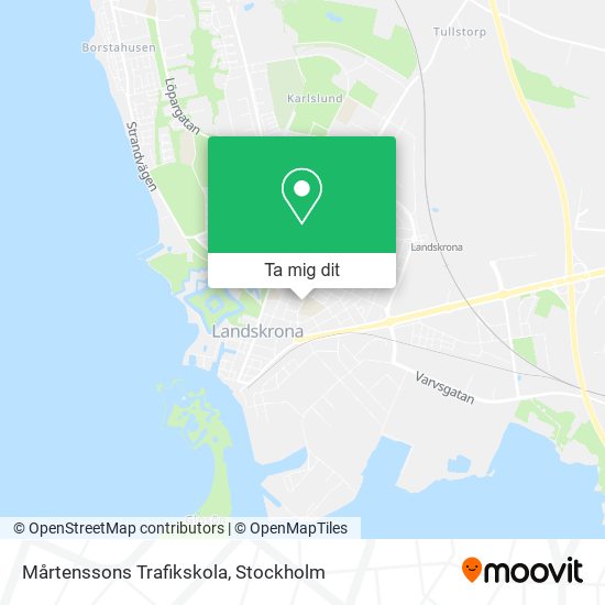 Mårtenssons Trafikskola karta