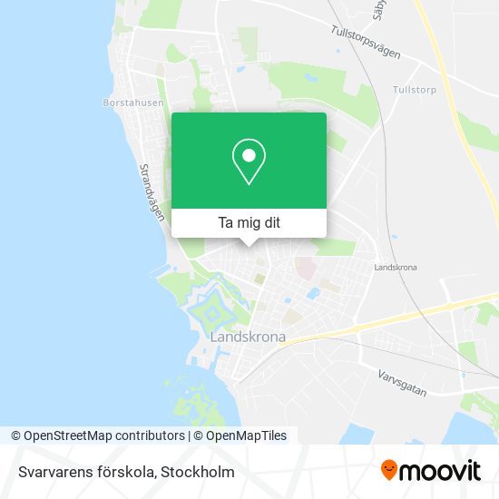 Svarvarens förskola karta