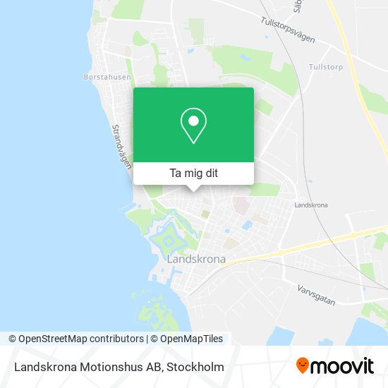 Landskrona Motionshus AB karta