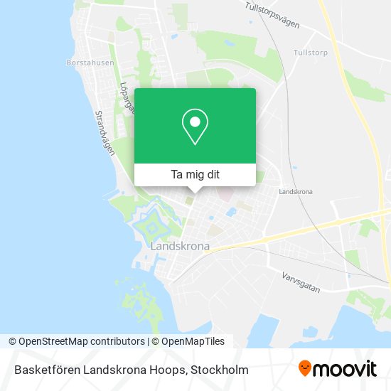 Basketfören Landskrona Hoops karta