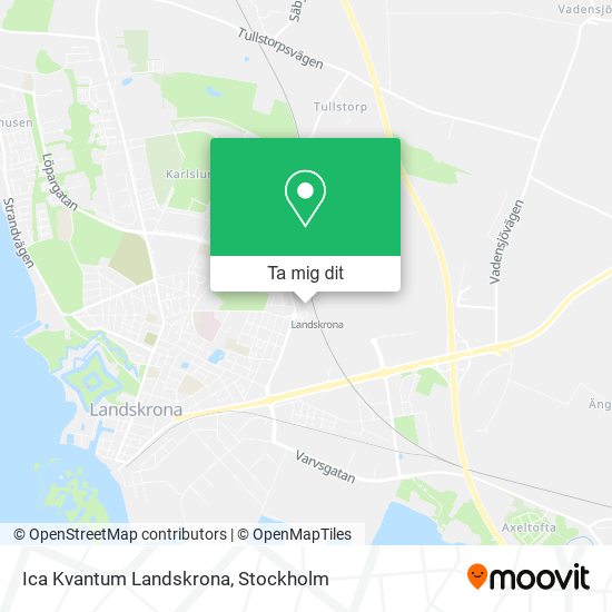 Ica Kvantum Landskrona karta
