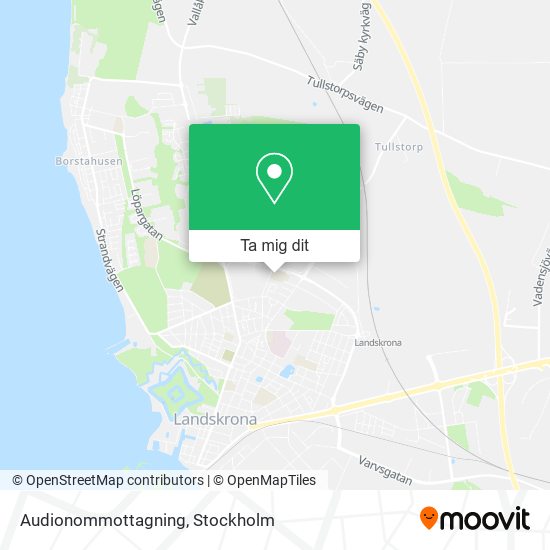 Audionommottagning karta