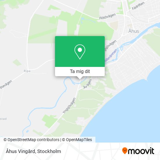 Åhus Vingård karta
