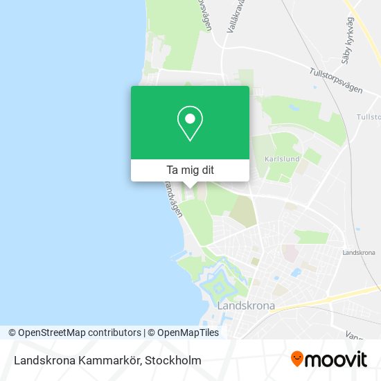 Landskrona Kammarkör karta