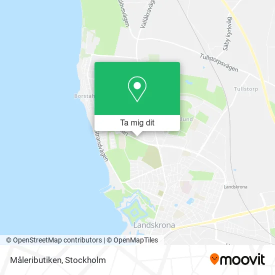 Måleributiken karta