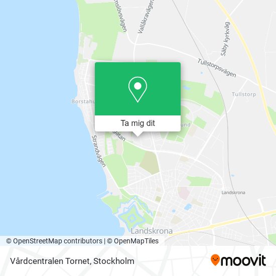 Vårdcentralen Tornet karta