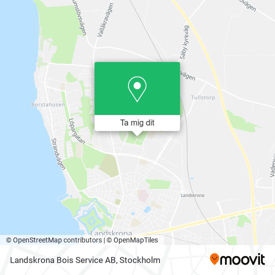 Landskrona Bois Service AB karta