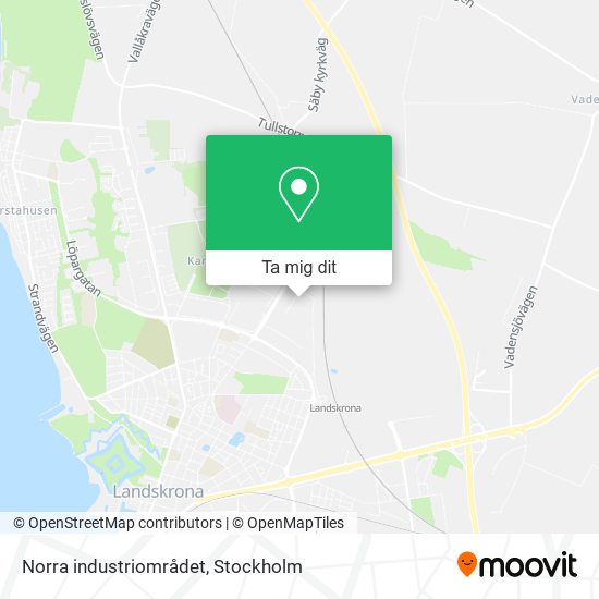 Norra industriområdet karta