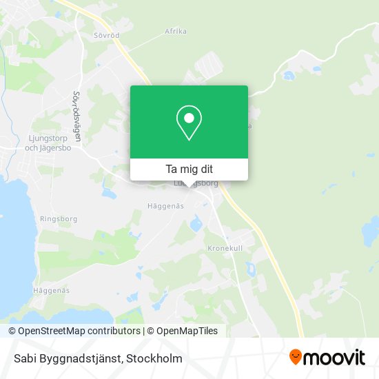 Sabi Byggnadstjänst karta