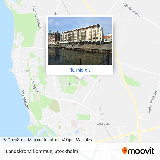 Landskrona kommun karta