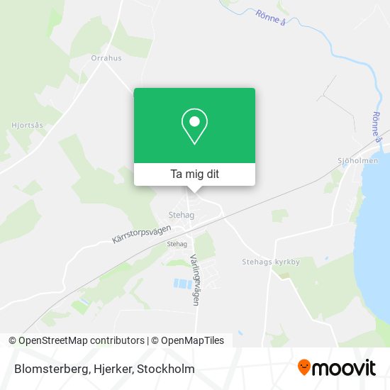 Blomsterberg, Hjerker karta