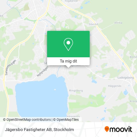 Jägersbo Fastigheter AB karta