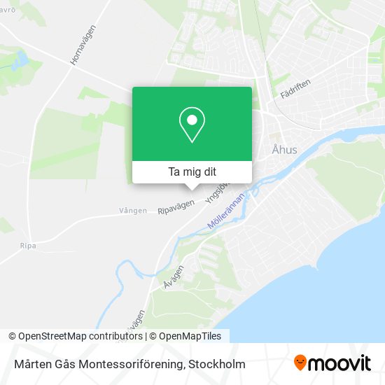 Mårten Gås Montessoriförening karta