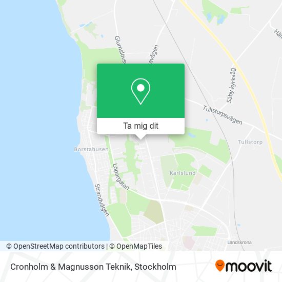 Cronholm & Magnusson Teknik karta