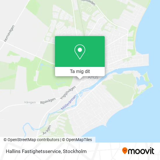 Hallins Fastighetsservice karta