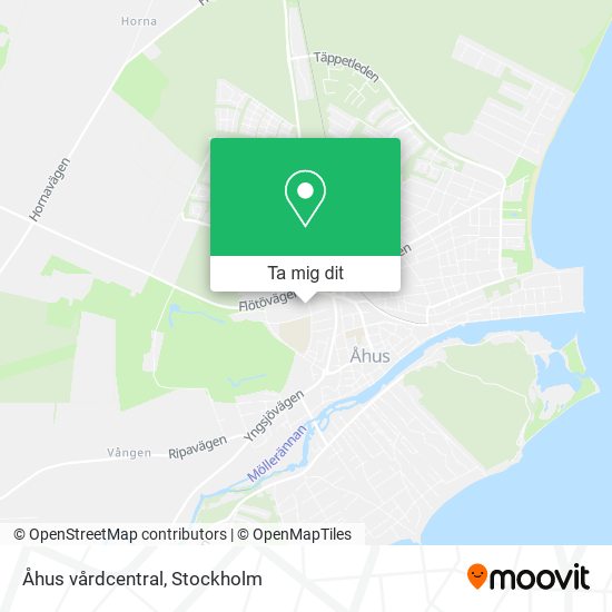 Åhus vårdcentral karta