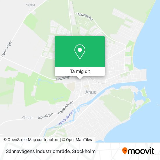 Sånnavägens industriområde karta